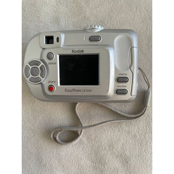 Kodak EasyShare CX7300 3.2 MP Digital Camera With Strap - Silver - Picture 2 of 5